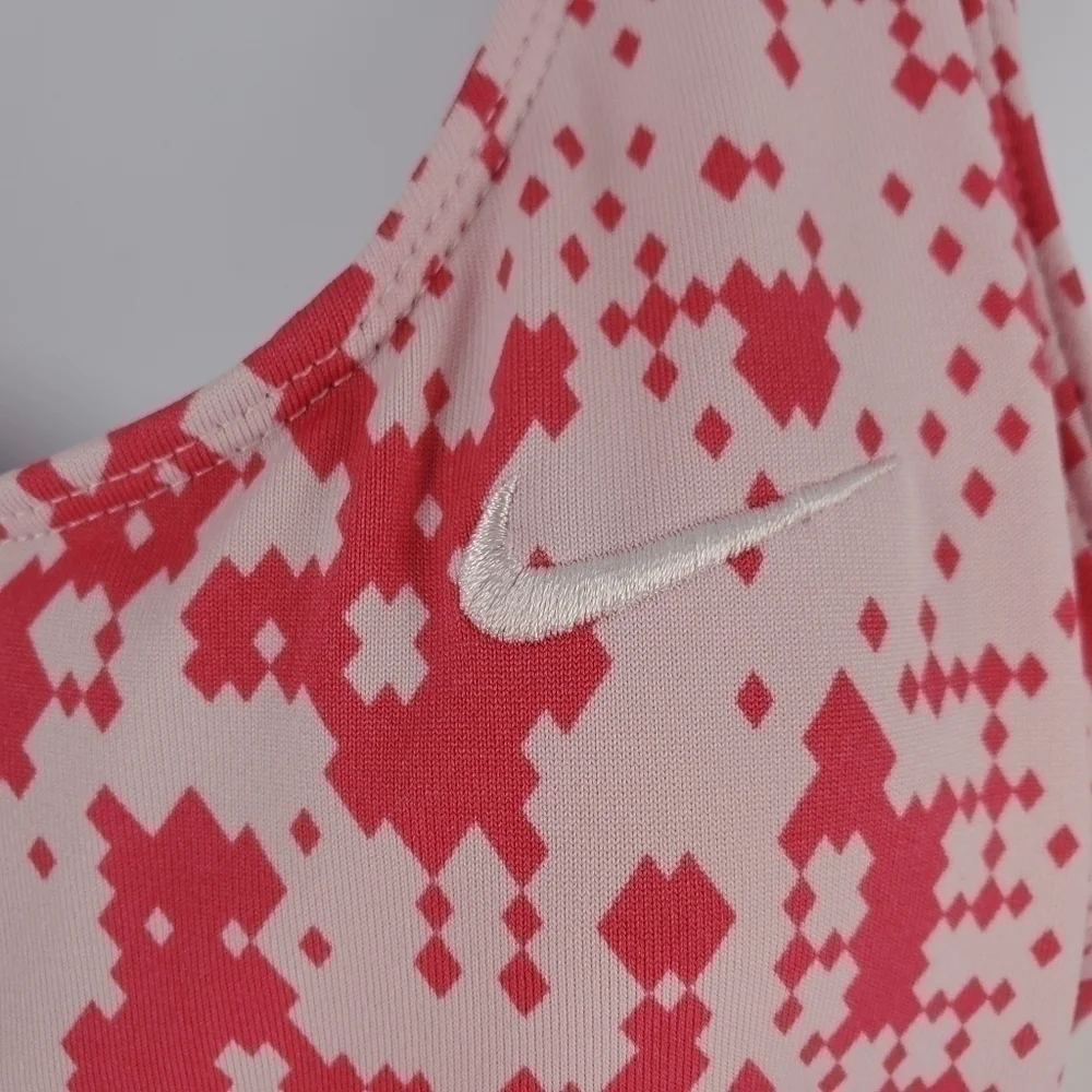 Nike Dri-Fit Pixel Shelf Bra Racer Back Tank Top - Picture 3 of 7